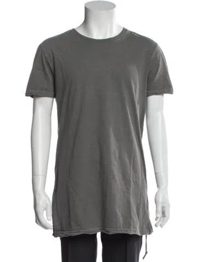 Pre-owned Ksubi Crew Neck Short Sleeve T-shirt In Gray