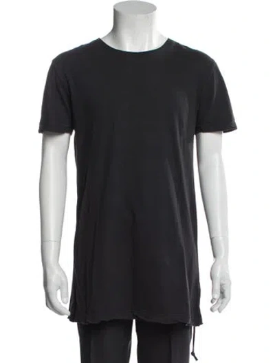 Pre-owned Ksubi Crew Neck Short Sleeve T-shirt In Gray