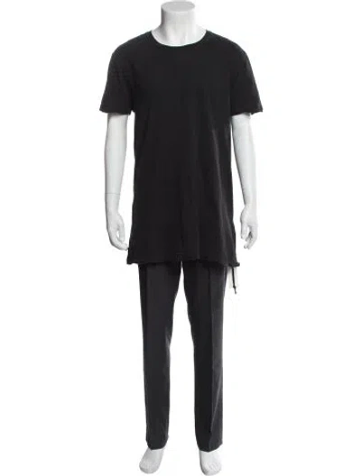 Pre-owned Ksubi Crew Neck Short Sleeve T-shirt In Gray