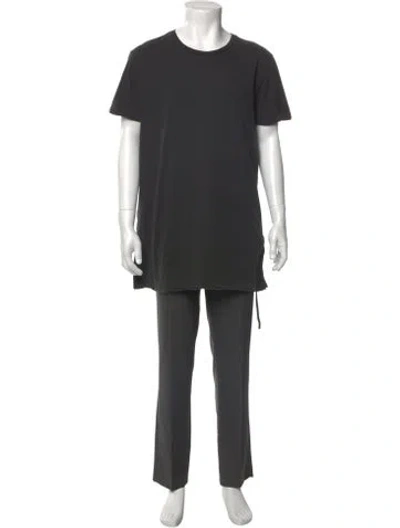 Pre-owned Ksubi Crew Neck Short Sleeve T-shirt In Gray