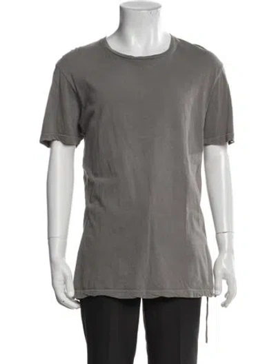Pre-owned Ksubi Crew Neck Short Sleeve T-shirt In Gray