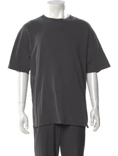 Pre-owned Ksubi Crew Neck Short Sleeve T-shirt In Gray
