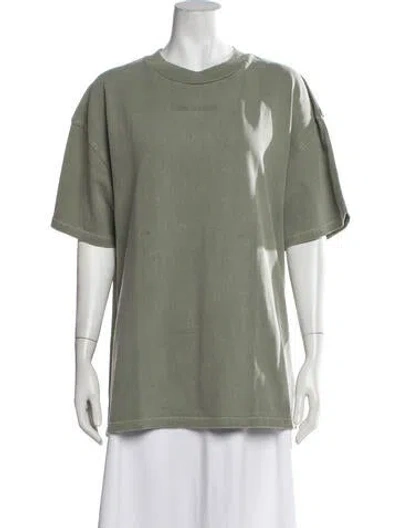 Pre-owned Ksubi Crew Neck Short Sleeve T-shirt In Green