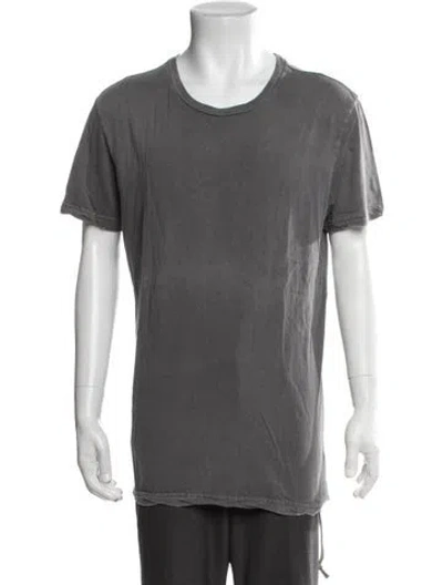 Pre-owned Ksubi Crew Neck Short Sleeve T-shirt In Grey