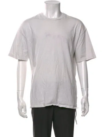Pre-owned Ksubi Crew Neck Short Sleeve T-shirt In Grey