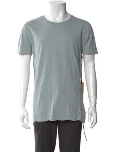 Pre-owned Ksubi Crew Neck Short Sleeve T-shirt W/ Tags In Blue