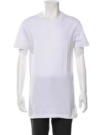 Pre-owned Ksubi Crew Neck Short Sleeve T-shirt In White