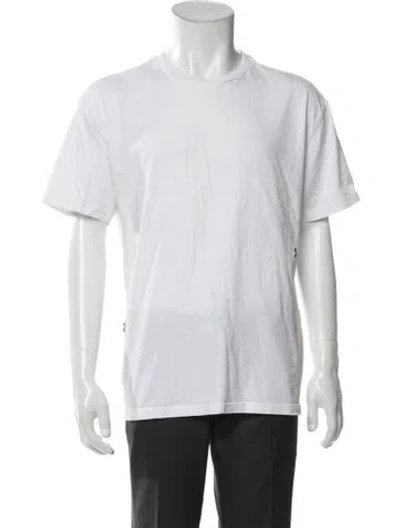 Pre-owned Ksubi Crew Neck Short Sleeve T-shirt In White