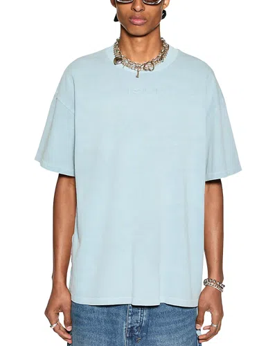 Ksubi Crewneck Logo Tee In Blue