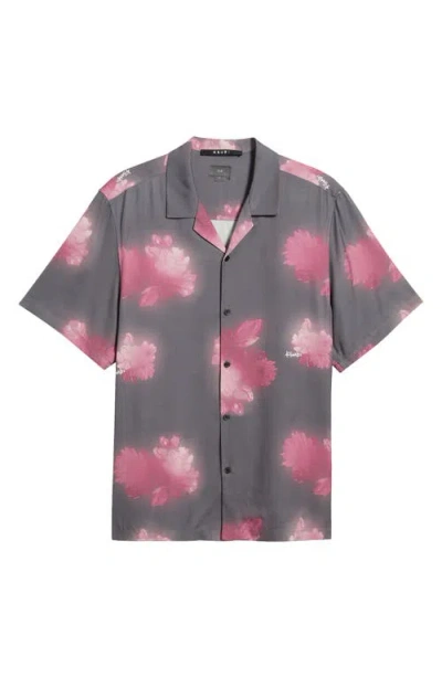 Ksubi Cursed Resort Floral Camp Shirt In Black
