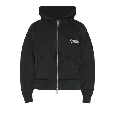 Pre-owned Ksubi Death Snake Halen Zip Hoodie 'black' | Men's Size S