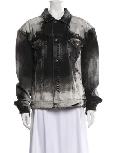 Pre-owned Ksubi Denim Jacket In Black