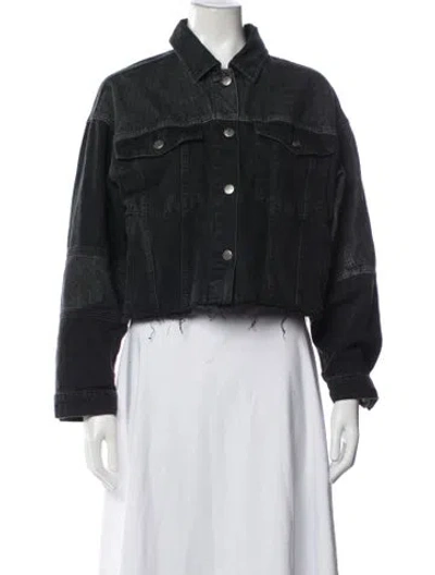 Pre-owned Ksubi Denim Jacket In Black