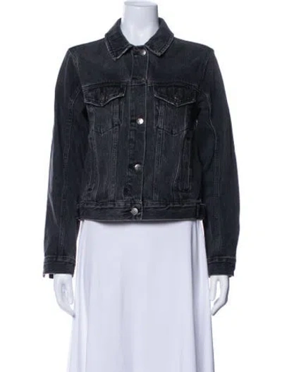 Pre-owned Ksubi Denim Jacket In Black