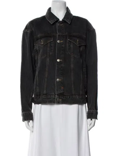 Pre-owned Ksubi Denim Jacket In Black