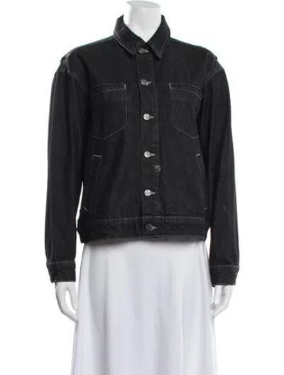 Pre-owned Ksubi Denim Jacket In Black