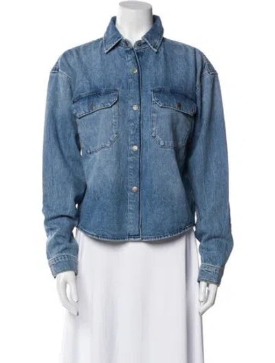 Pre-owned Ksubi Denim Jacket In Blue