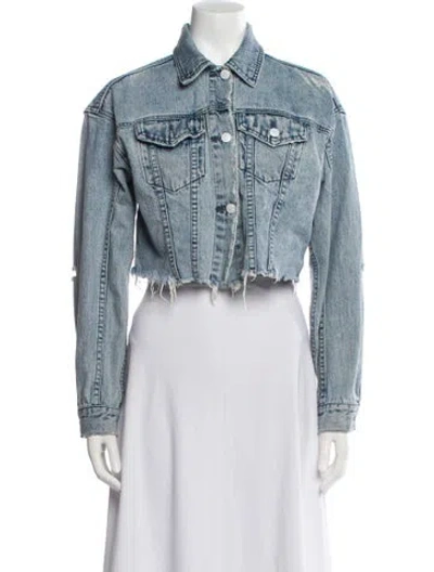 Pre-owned Ksubi Denim Jacket In Blue