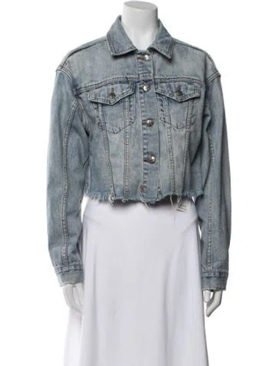 Pre-owned Ksubi Denim Jacket In Blue