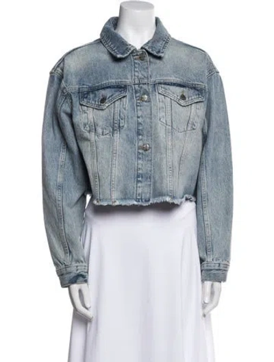 Pre-owned Ksubi Denim Jacket In Blue