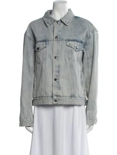 Pre-owned Ksubi Denim Jacket In Blue