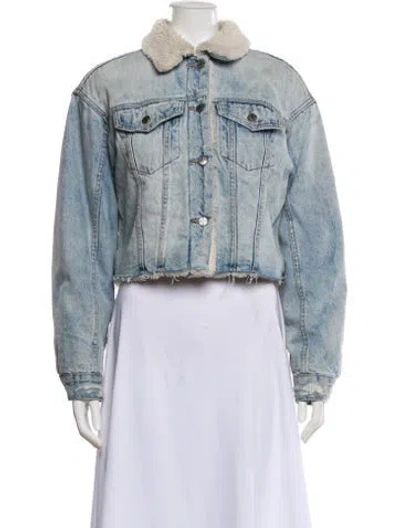 Pre-owned Ksubi Denim Jacket In Blue