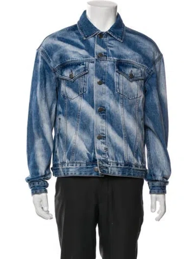 Pre-owned Ksubi Denim Jacket In Blue