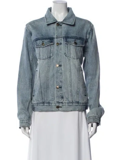 Pre-owned Ksubi Denim Jacket In Blue
