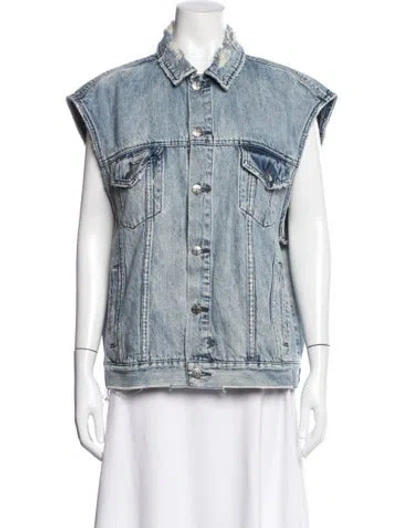 Pre-owned Ksubi Denim Jacket In Blue
