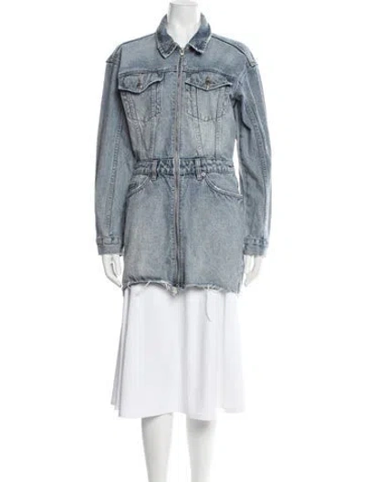 Pre-owned Ksubi Denim Jacket In Blue