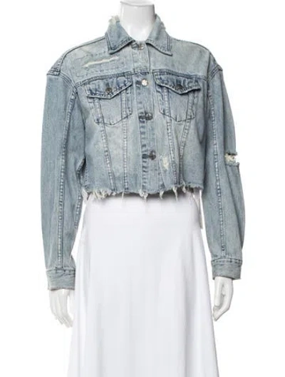 Pre-owned Ksubi Denim Jacket In Blue