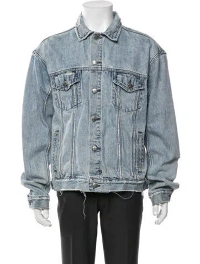 Pre-owned Ksubi Denim Jacket In Blue