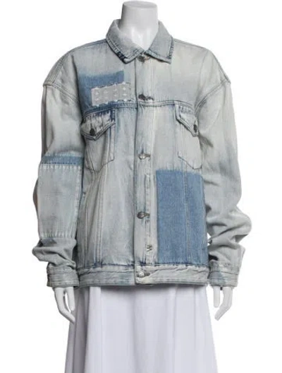 Pre-owned Ksubi Denim Jacket In Blue