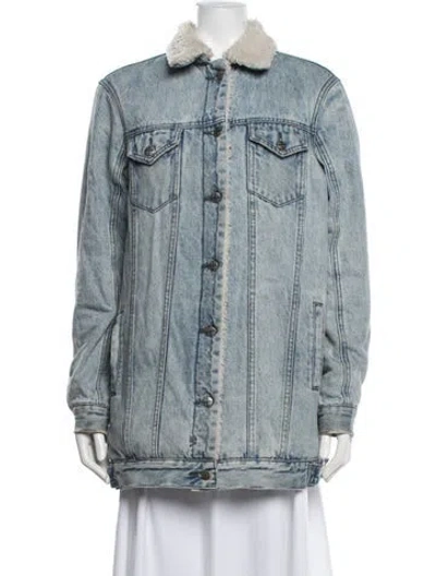 Pre-owned Ksubi Denim Jacket In Blue