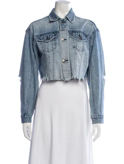 Pre-owned Ksubi Denim Jacket In Blue