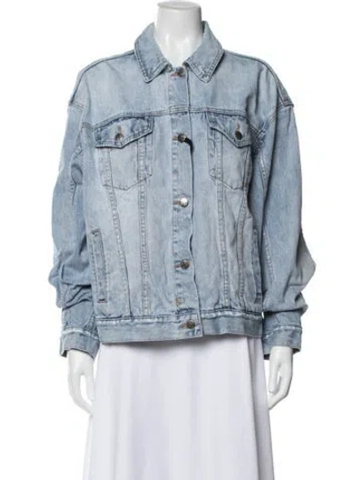 Pre-owned Ksubi Denim Jacket In Blue