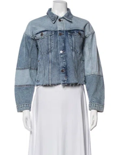 Pre-owned Ksubi Denim Jacket In Blue