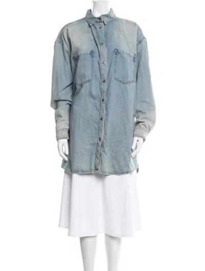 Pre-owned Ksubi Denim Jacket In Blue