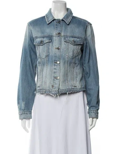 Pre-owned Ksubi Denim Jacket In Blue