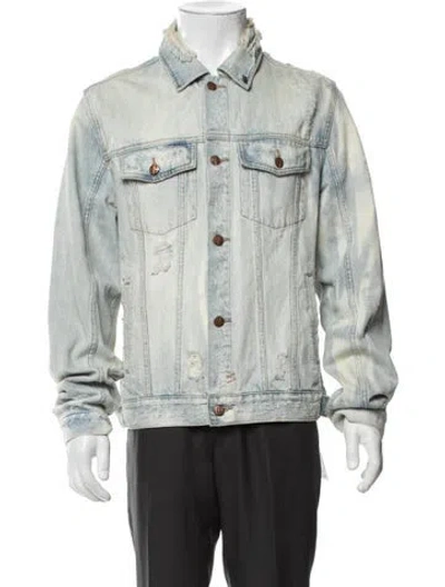 Pre-owned Ksubi Denim Jacket In Blue