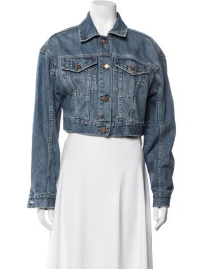 Pre-owned Ksubi Denim Jacket In Blue