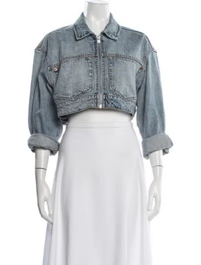 Pre-owned Ksubi Denim Jacket In Blue