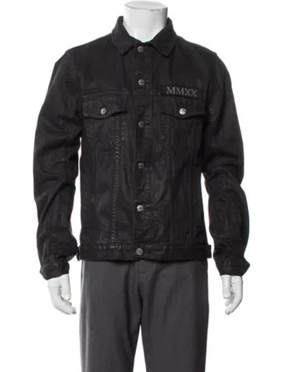 Pre-owned Ksubi Denim Jacket In Gray