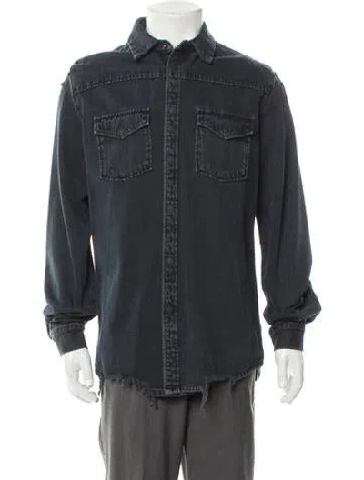 Pre-owned Ksubi Denim Jacket In Gray