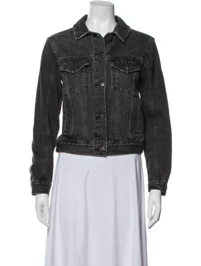 Pre-owned Ksubi Denim Jacket In Grey