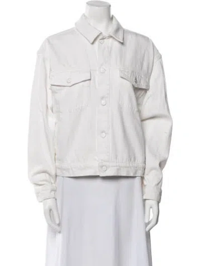 Pre-owned Ksubi Denim Jacket In White