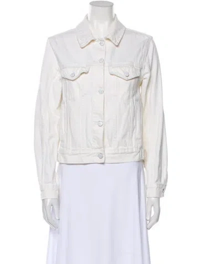 Pre-owned Ksubi Denim Jacket In White