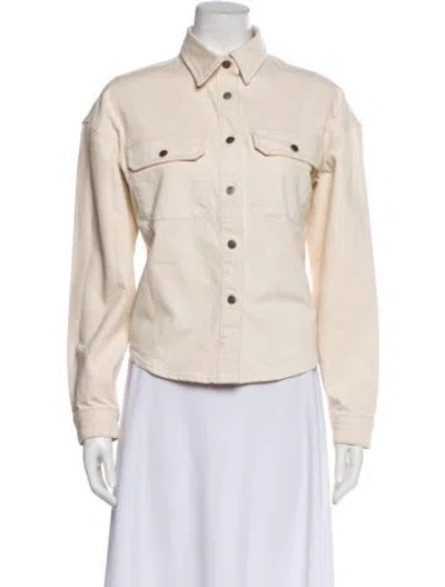 Pre-owned Ksubi Denim Jacket In White