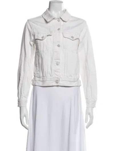 Pre-owned Ksubi Denim Jacket In White