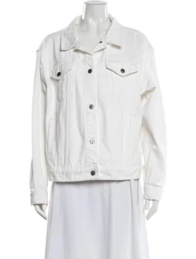 Pre-owned Ksubi Denim Jacket In White